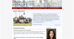 Desktop Screenshot of laurasolomonesq.com